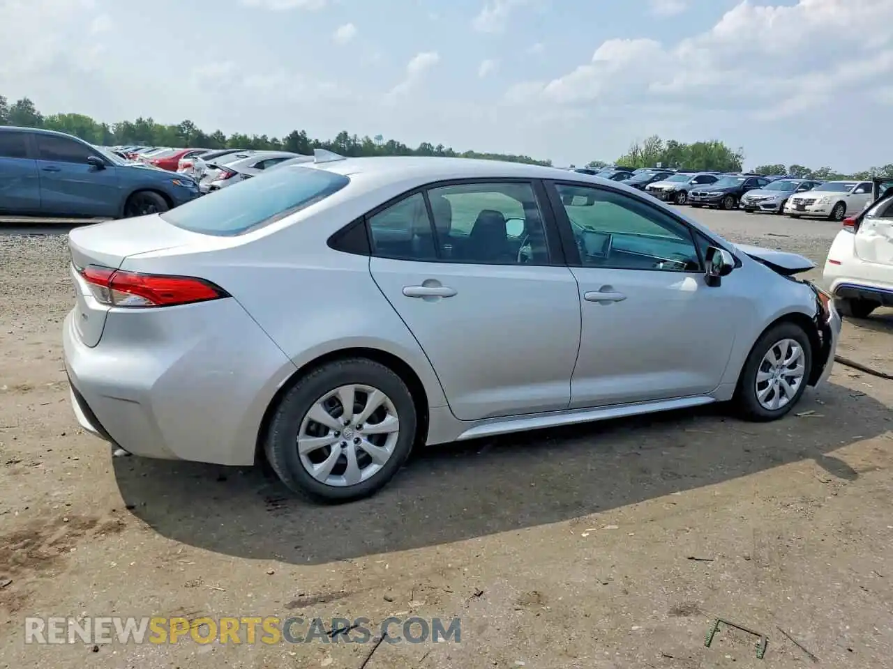 3 Photograph of a damaged car 5YFEPMAE2MP193640 TOYOTA COROLLA 2021