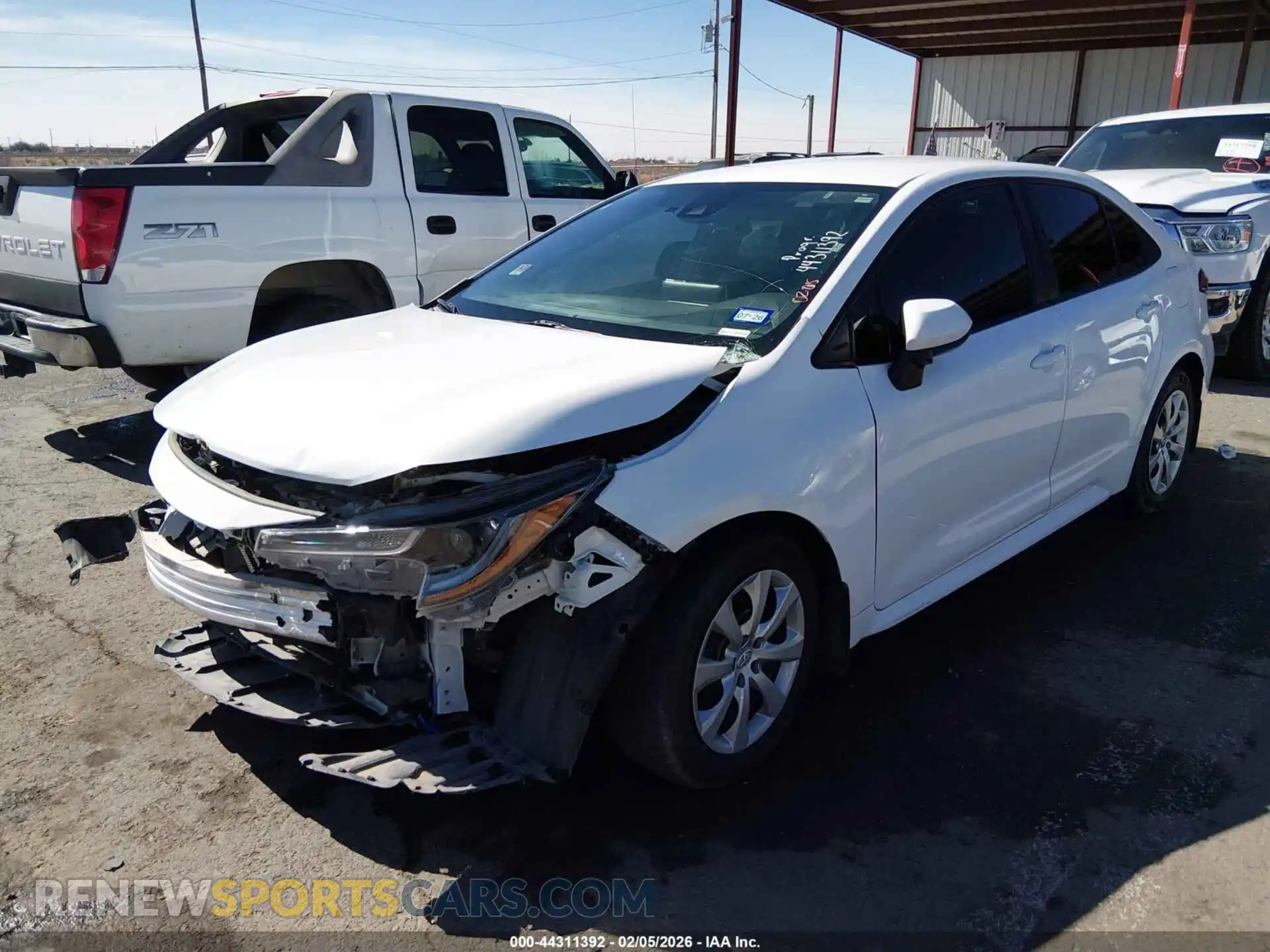 2 Photograph of a damaged car 5YFEPMAE2MP195436 TOYOTA COROLLA 2021
