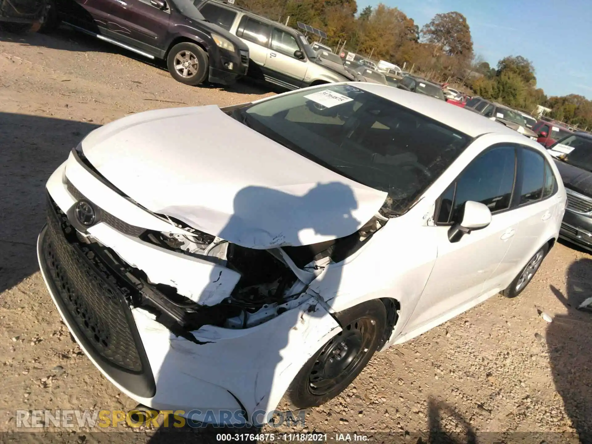 2 Photograph of a damaged car 5YFEPMAE2MP200229 TOYOTA COROLLA 2021