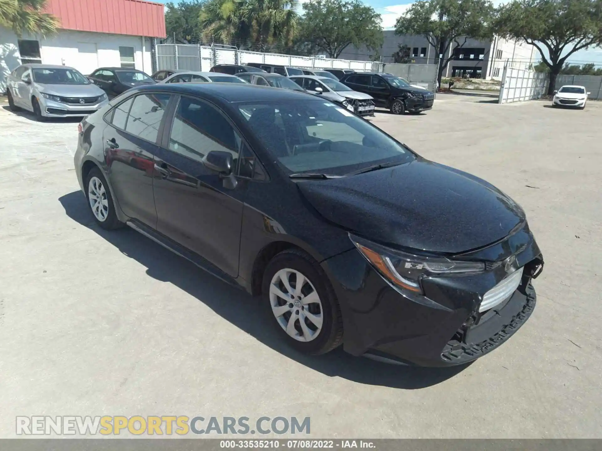 1 Photograph of a damaged car 5YFEPMAE2MP201140 TOYOTA COROLLA 2021