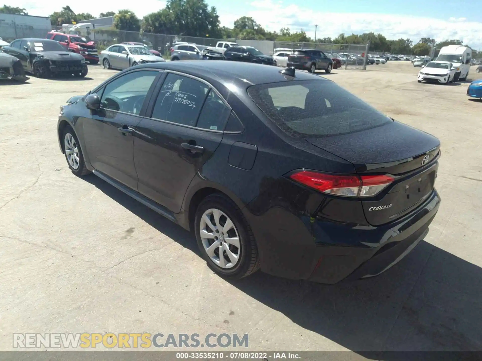 3 Photograph of a damaged car 5YFEPMAE2MP201140 TOYOTA COROLLA 2021
