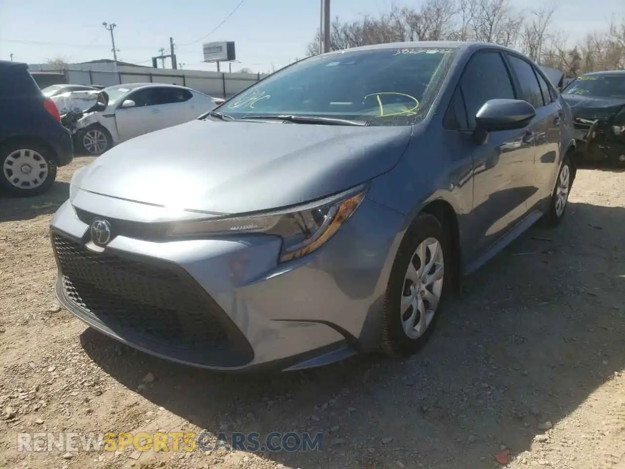 2 Photograph of a damaged car 5YFEPMAE2MP201641 TOYOTA COROLLA 2021