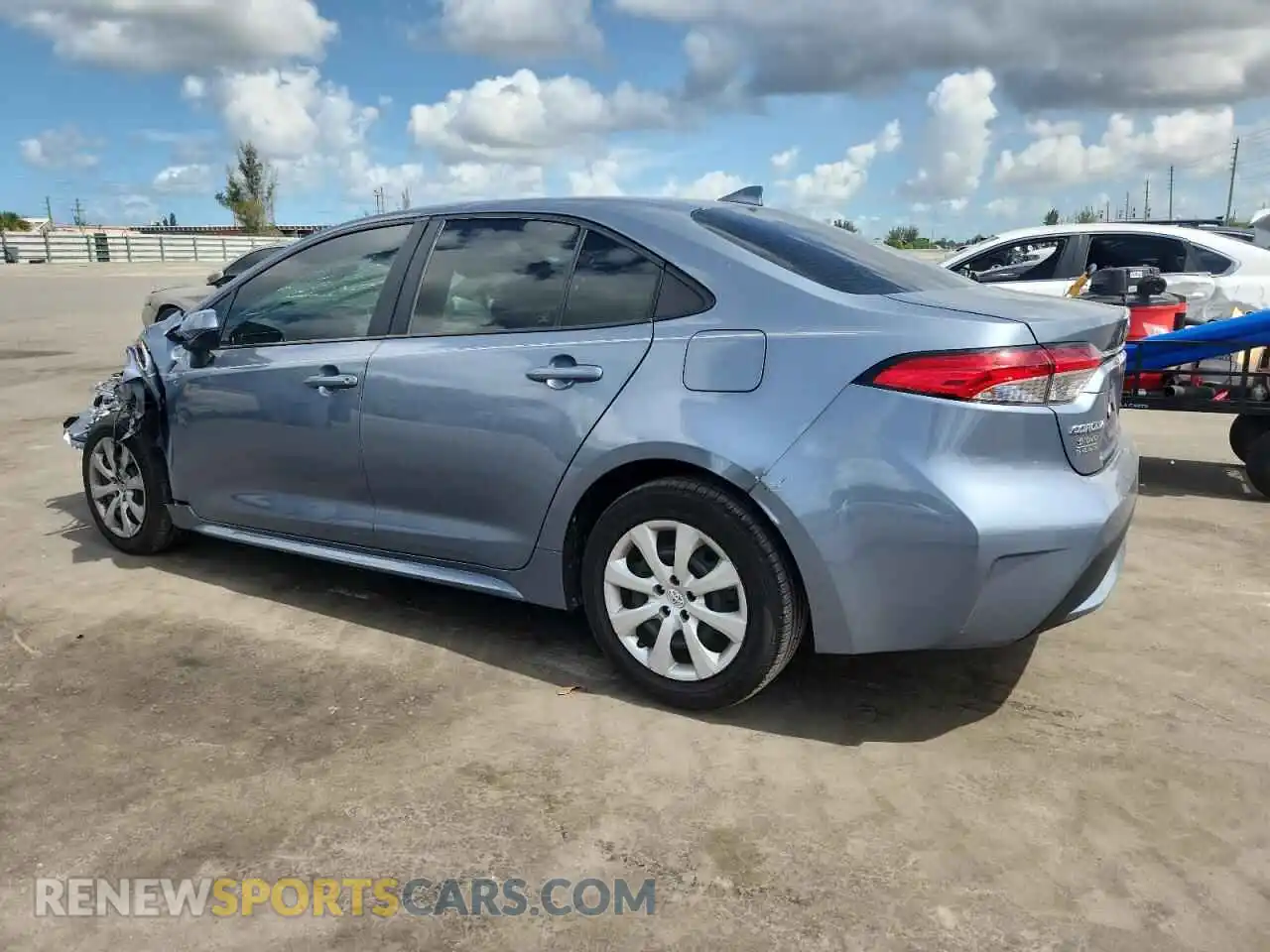 2 Photograph of a damaged car 5YFEPMAE2MP203101 TOYOTA COROLLA 2021