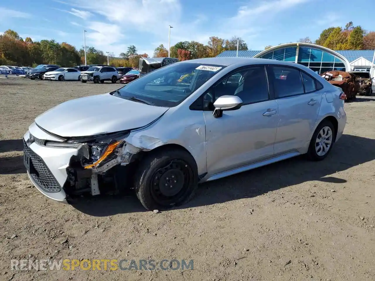 1 Photograph of a damaged car 5YFEPMAE2MP204295 TOYOTA COROLLA 2021