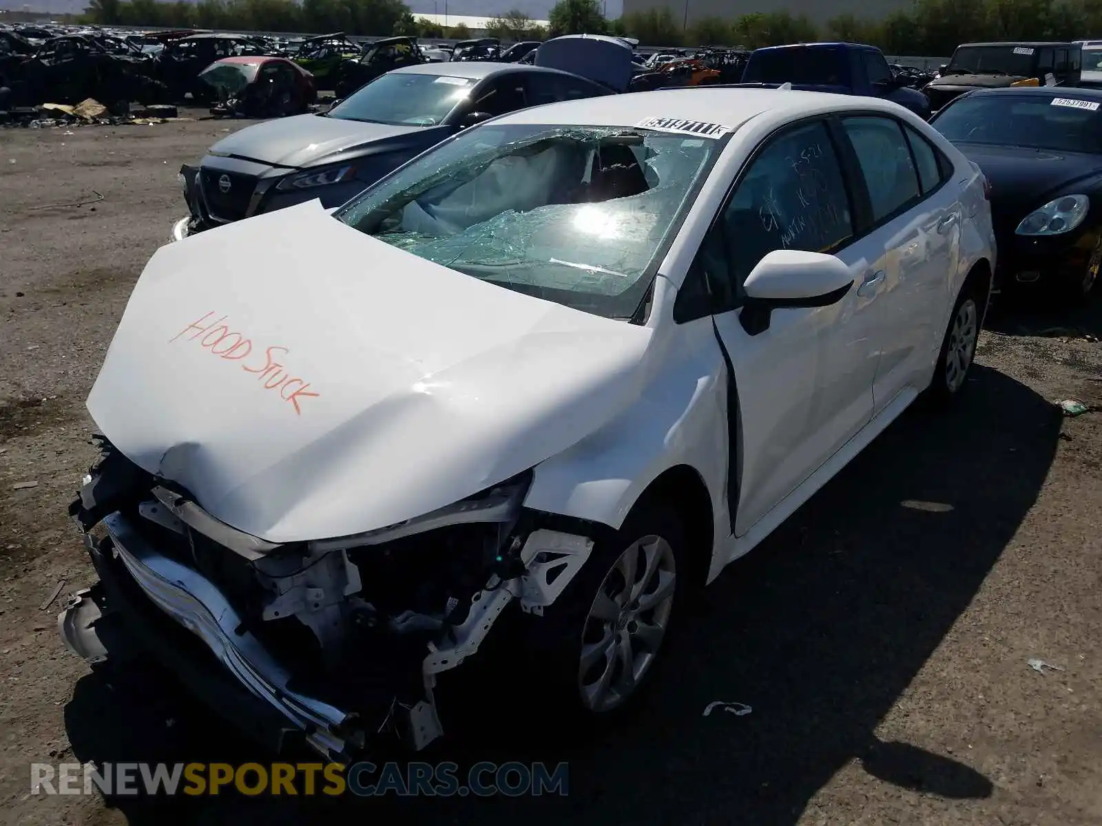 2 Photograph of a damaged car 5YFEPMAE2MP209500 TOYOTA COROLLA 2021