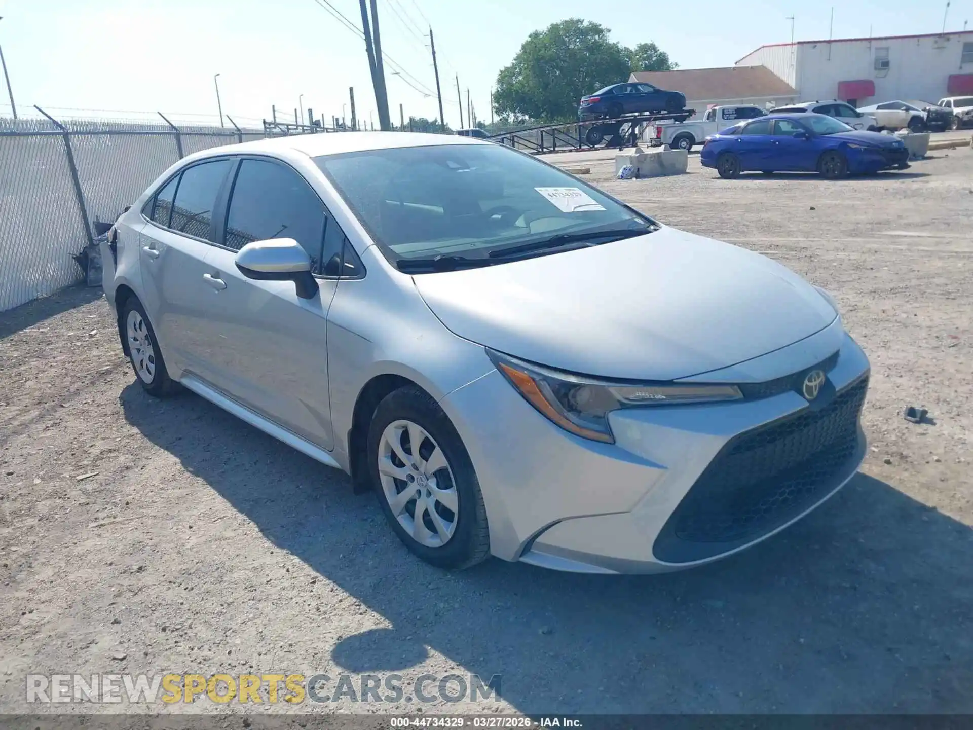 1 Photograph of a damaged car 5YFEPMAE2MP212560 TOYOTA COROLLA 2021