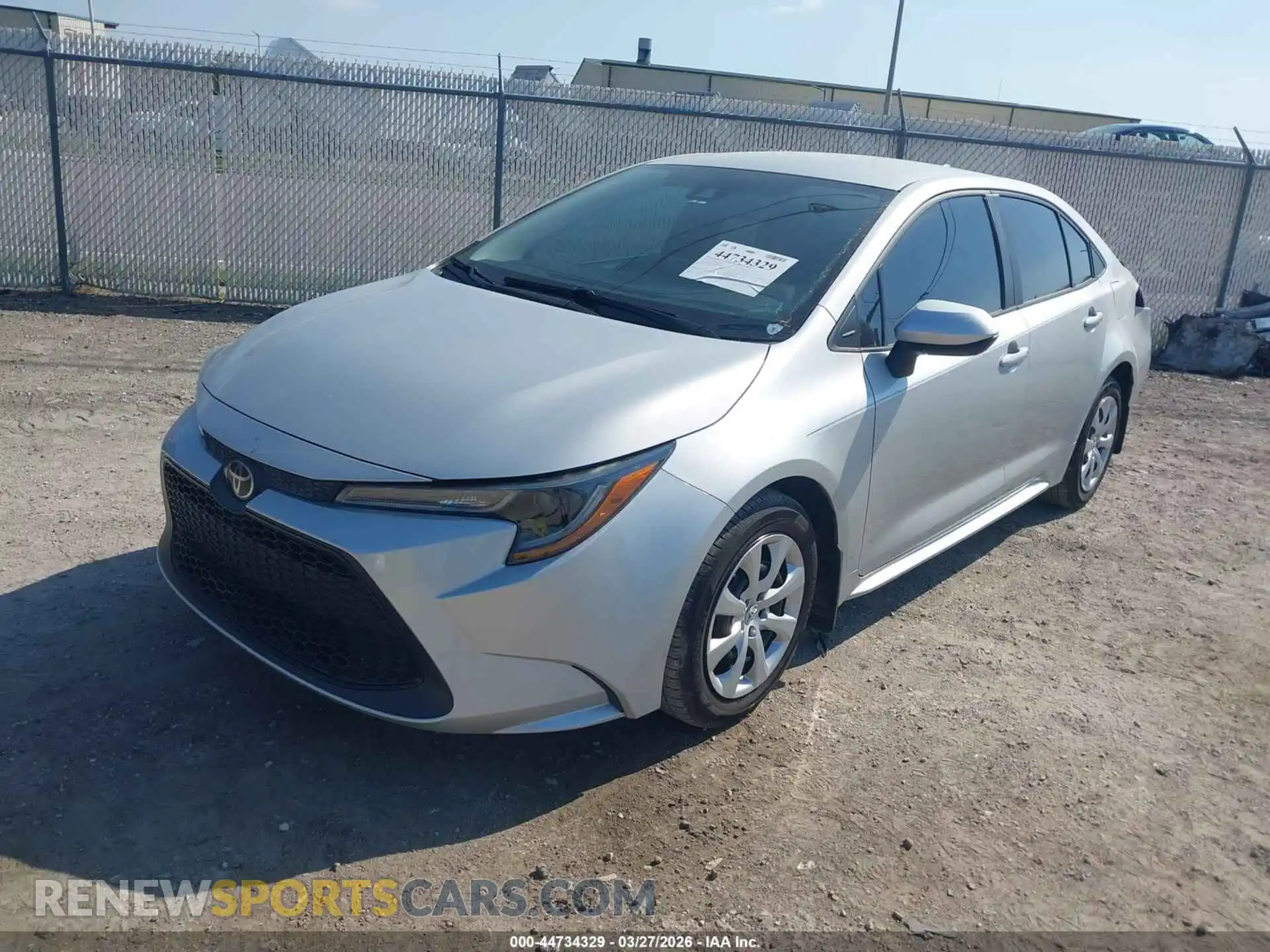 2 Photograph of a damaged car 5YFEPMAE2MP212560 TOYOTA COROLLA 2021