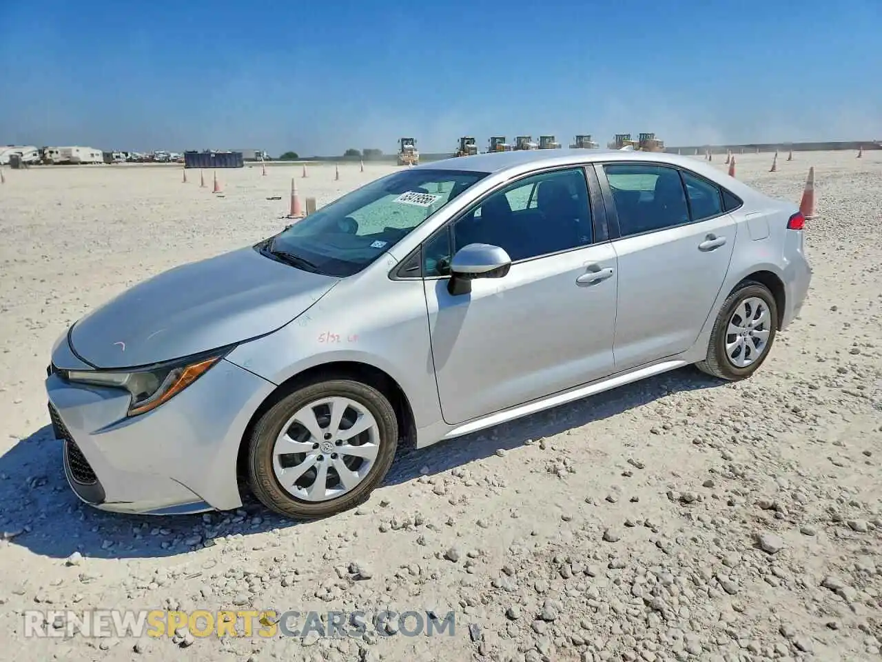 1 Photograph of a damaged car 5YFEPMAE2MP214776 TOYOTA COROLLA 2021