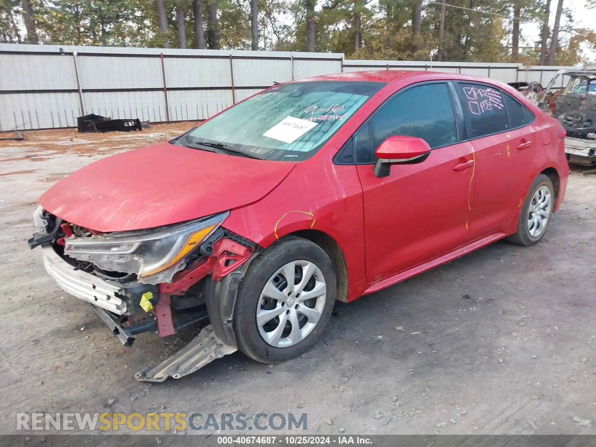 2 Photograph of a damaged car 5YFEPMAE2MP215944 TOYOTA COROLLA 2021