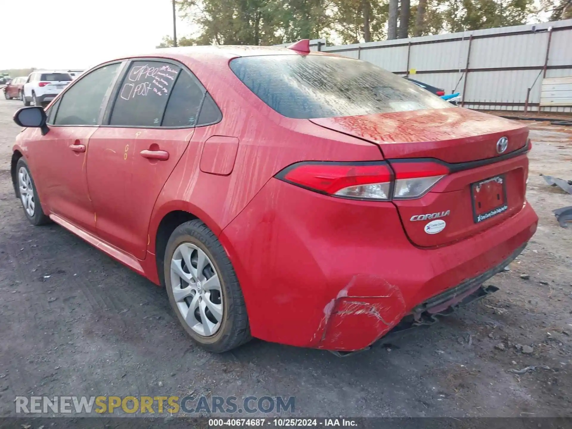 3 Photograph of a damaged car 5YFEPMAE2MP215944 TOYOTA COROLLA 2021