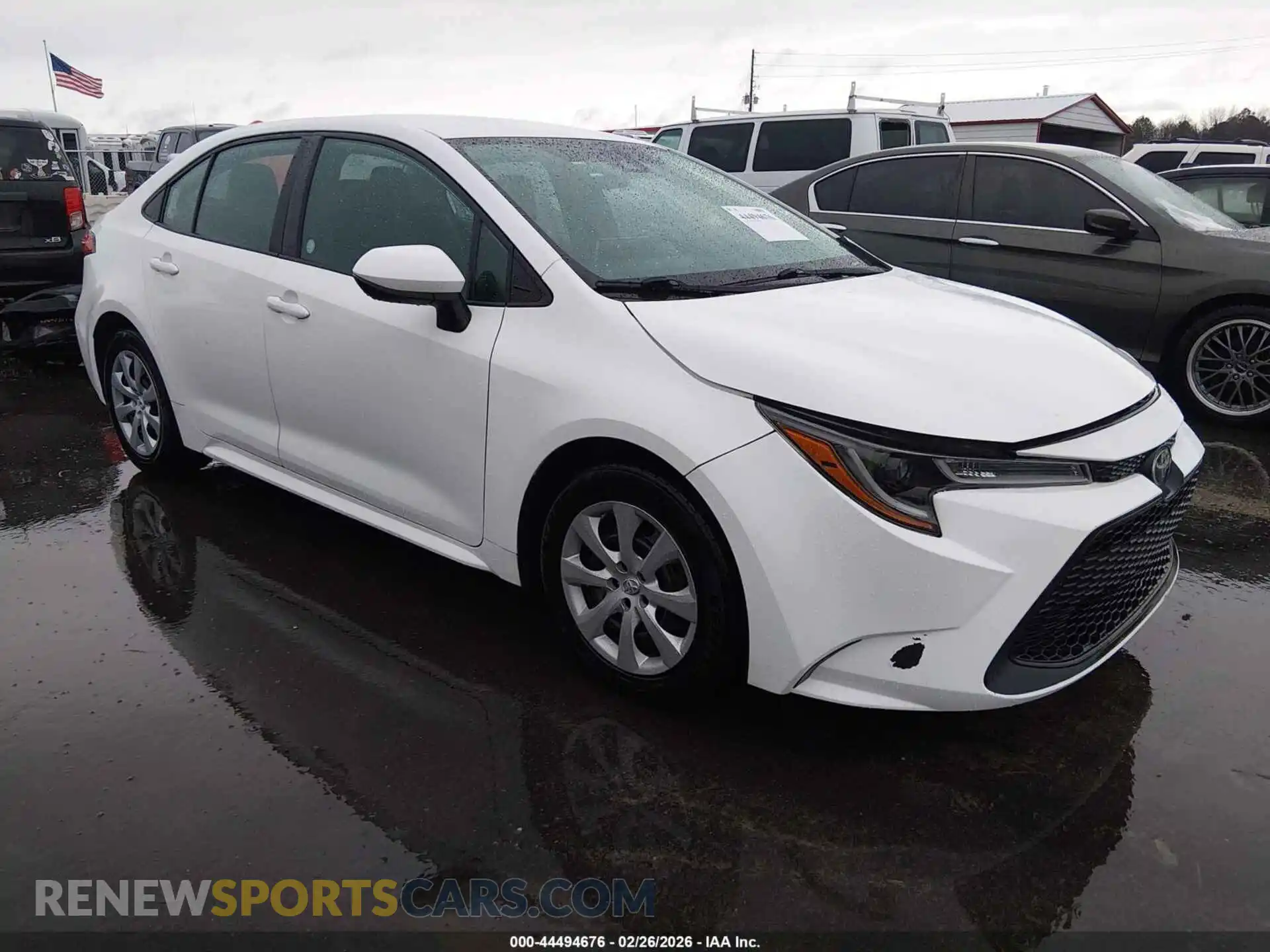 1 Photograph of a damaged car 5YFEPMAE2MP217550 TOYOTA COROLLA 2021