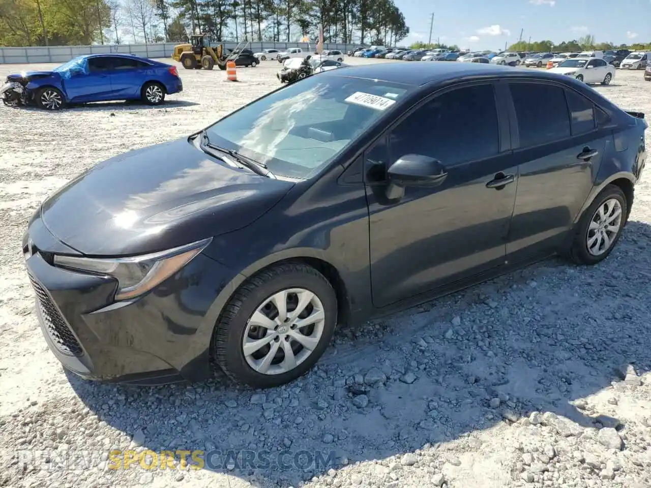 1 fotografías del automóvil dañado 5YFEPMAE2MP218049 TOYOTA COROLLA 2021