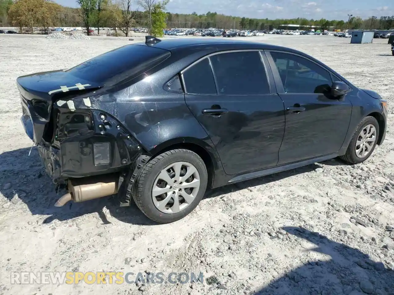 3 fotografías del automóvil dañado 5YFEPMAE2MP218049 TOYOTA COROLLA 2021