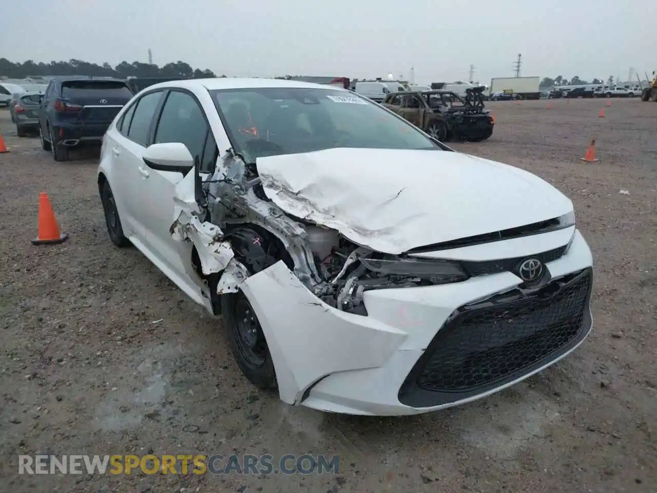 1 Photograph of a damaged car 5YFEPMAE2MP219072 TOYOTA COROLLA 2021