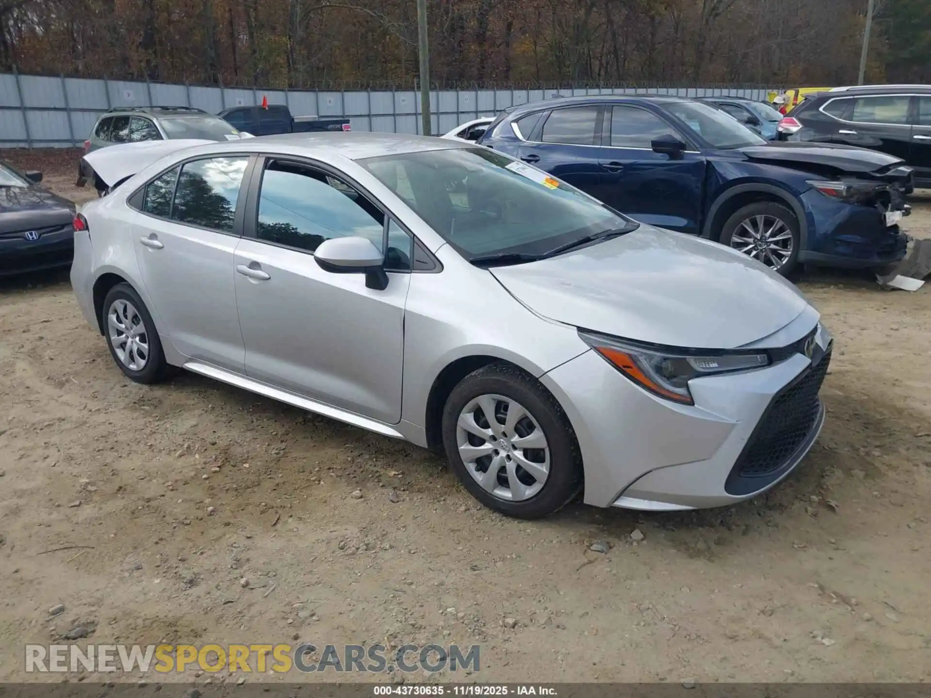 1 Photograph of a damaged car 5YFEPMAE2MP220304 TOYOTA COROLLA 2021