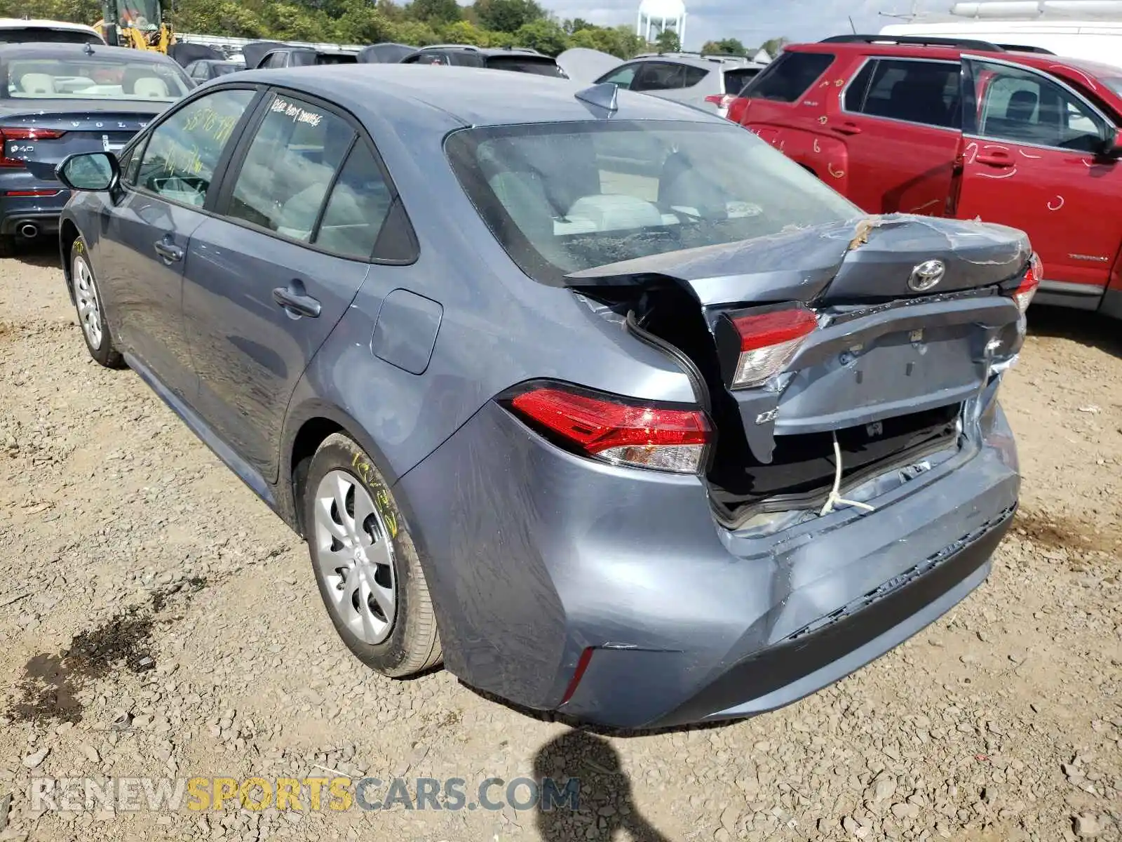 3 Photograph of a damaged car 5YFEPMAE2MP221128 TOYOTA COROLLA 2021