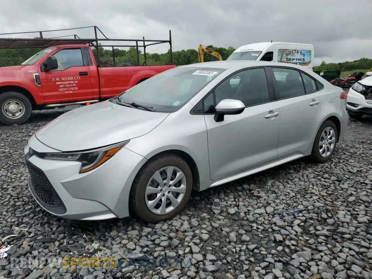 1 Photograph of a damaged car 5YFEPMAE2MP222070 TOYOTA COROLLA 2021