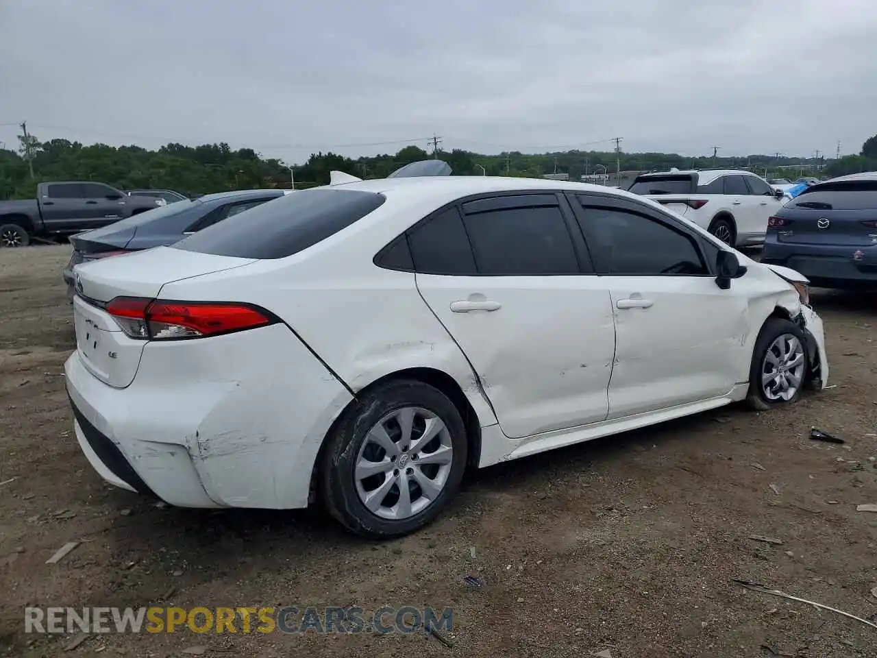 3 Photograph of a damaged car 5YFEPMAE2MP222599 TOYOTA COROLLA 2021