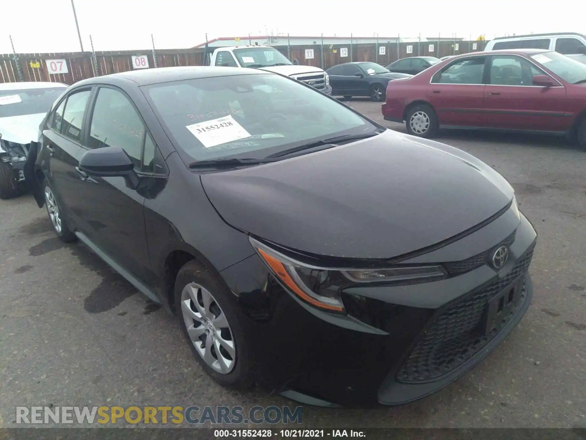 1 Photograph of a damaged car 5YFEPMAE2MP223381 TOYOTA COROLLA 2021