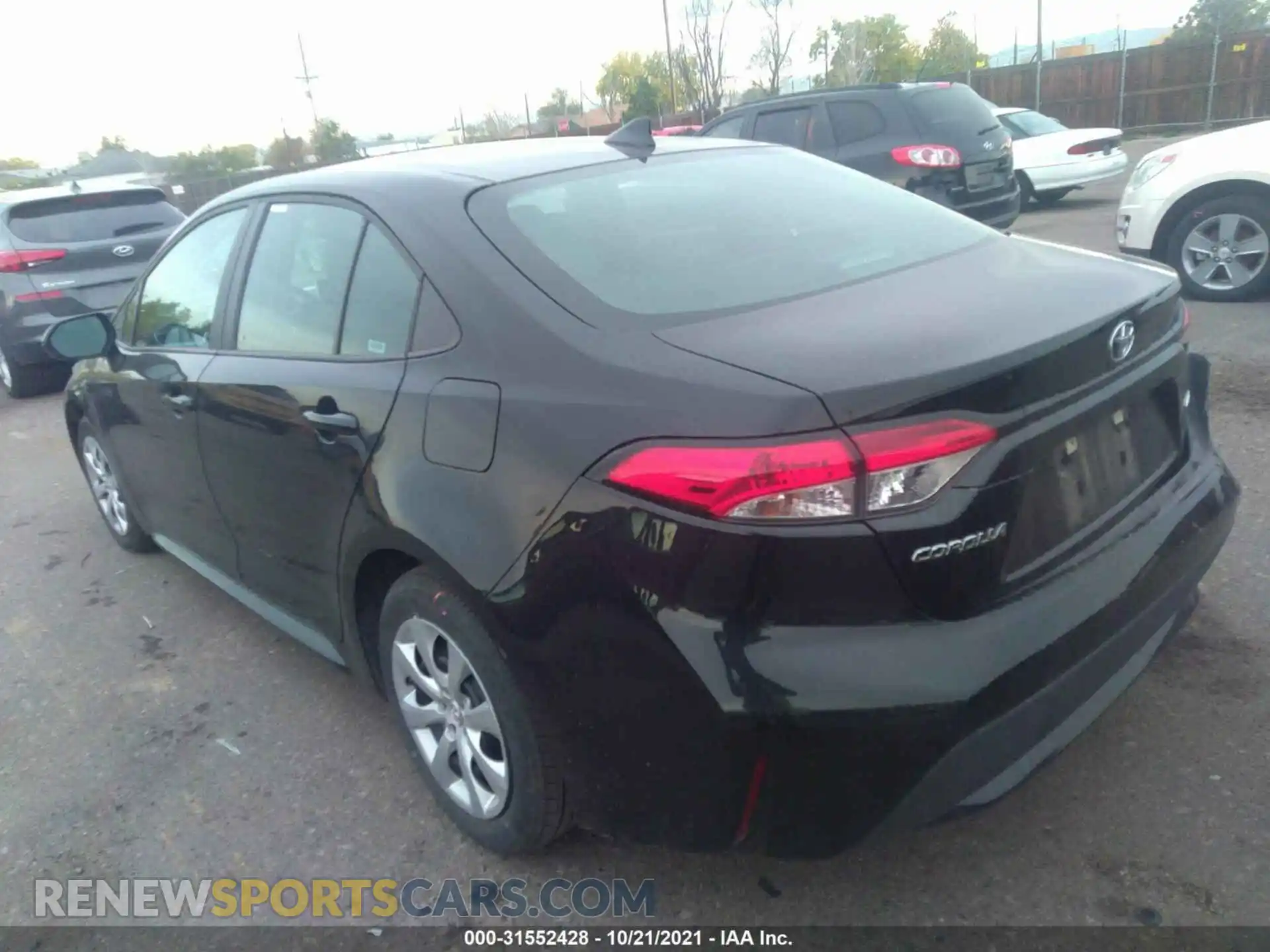 3 Photograph of a damaged car 5YFEPMAE2MP223381 TOYOTA COROLLA 2021