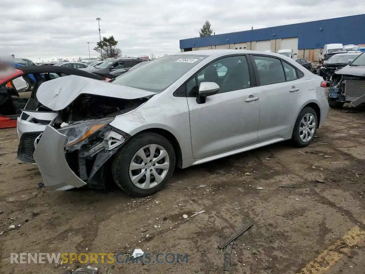 1 Photograph of a damaged car 5YFEPMAE2MP224370 TOYOTA COROLLA 2021