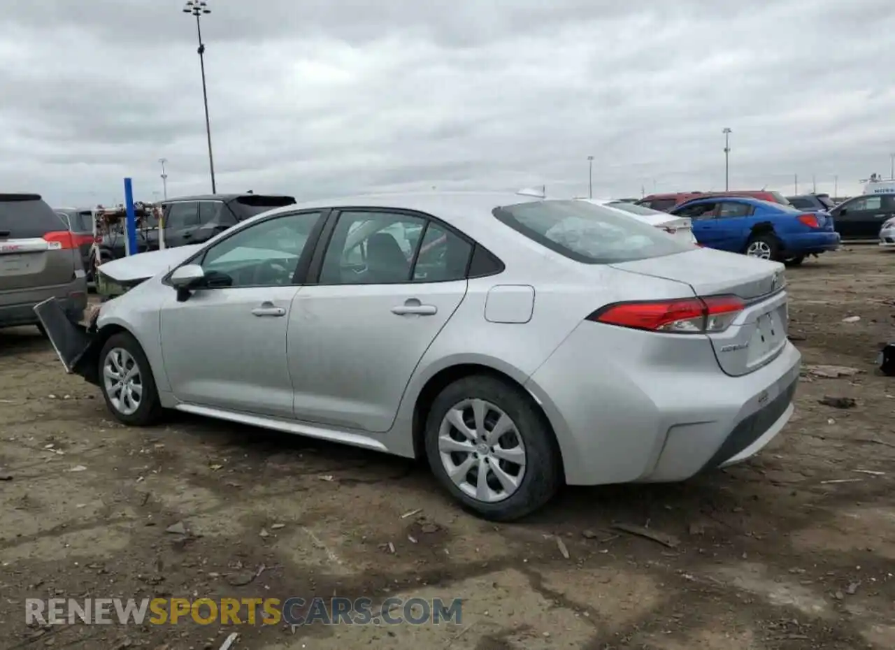 2 Photograph of a damaged car 5YFEPMAE2MP224370 TOYOTA COROLLA 2021