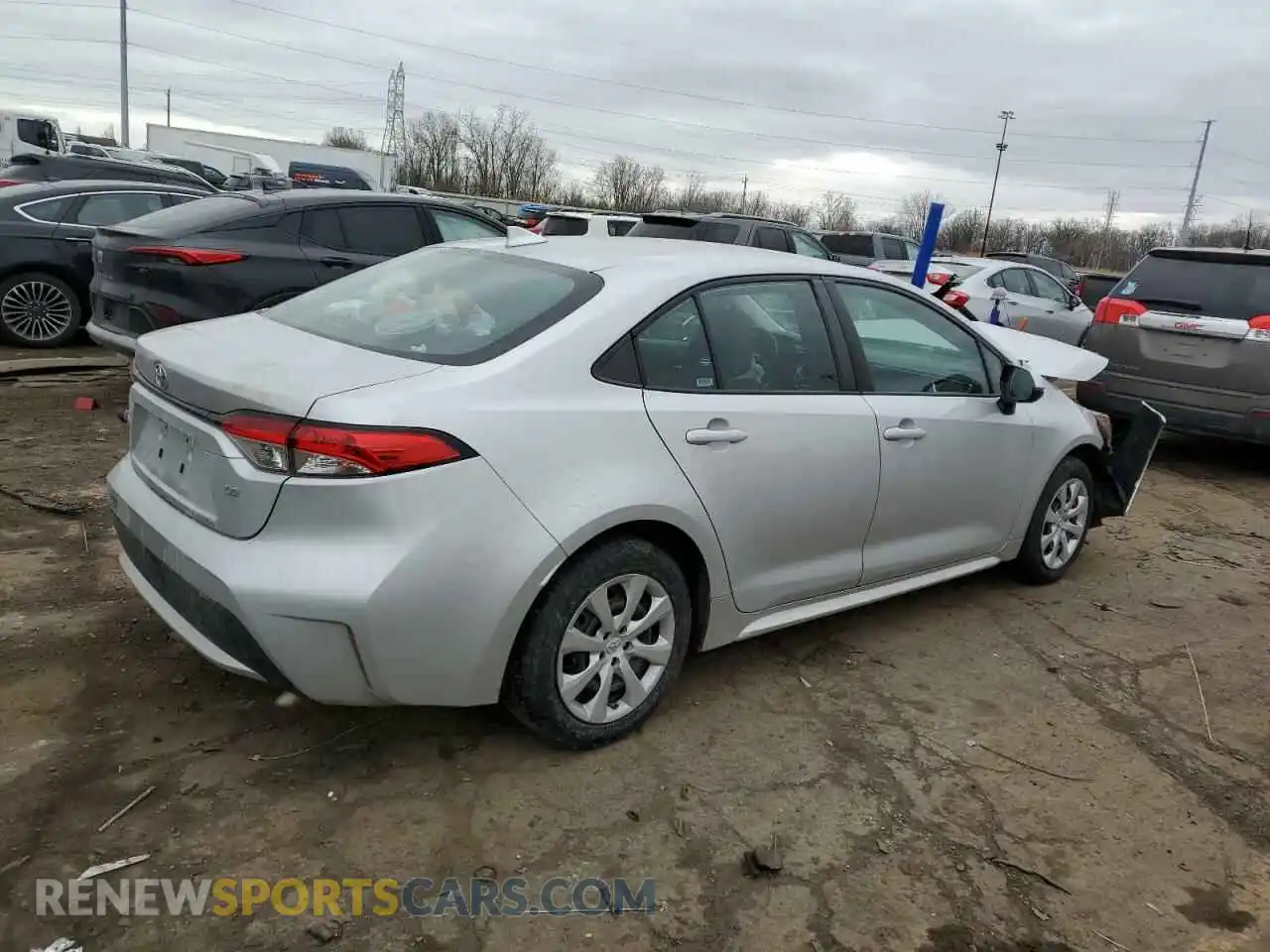 3 Photograph of a damaged car 5YFEPMAE2MP224370 TOYOTA COROLLA 2021