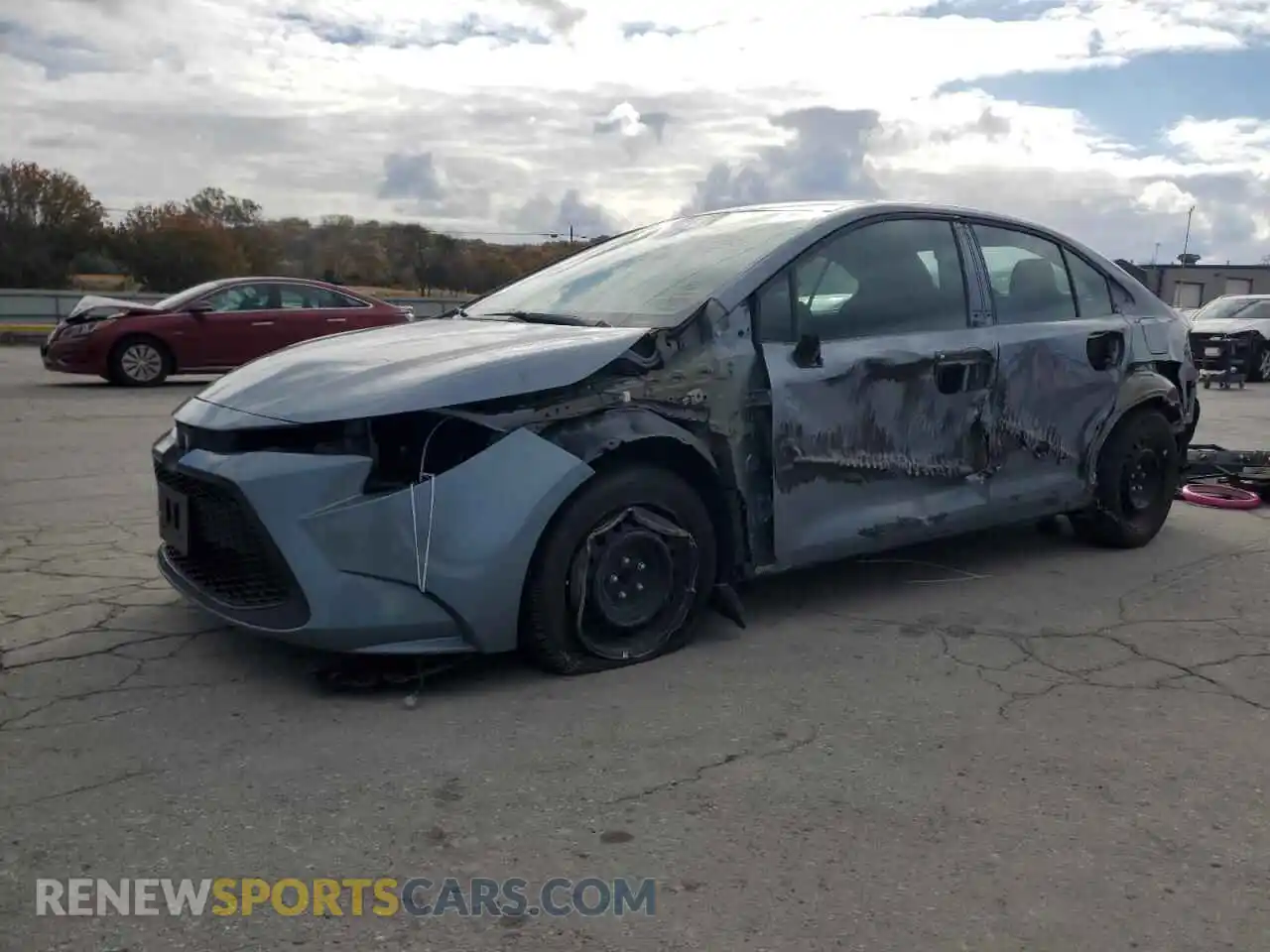 1 Photograph of a damaged car 5YFEPMAE2MP225177 TOYOTA COROLLA 2021