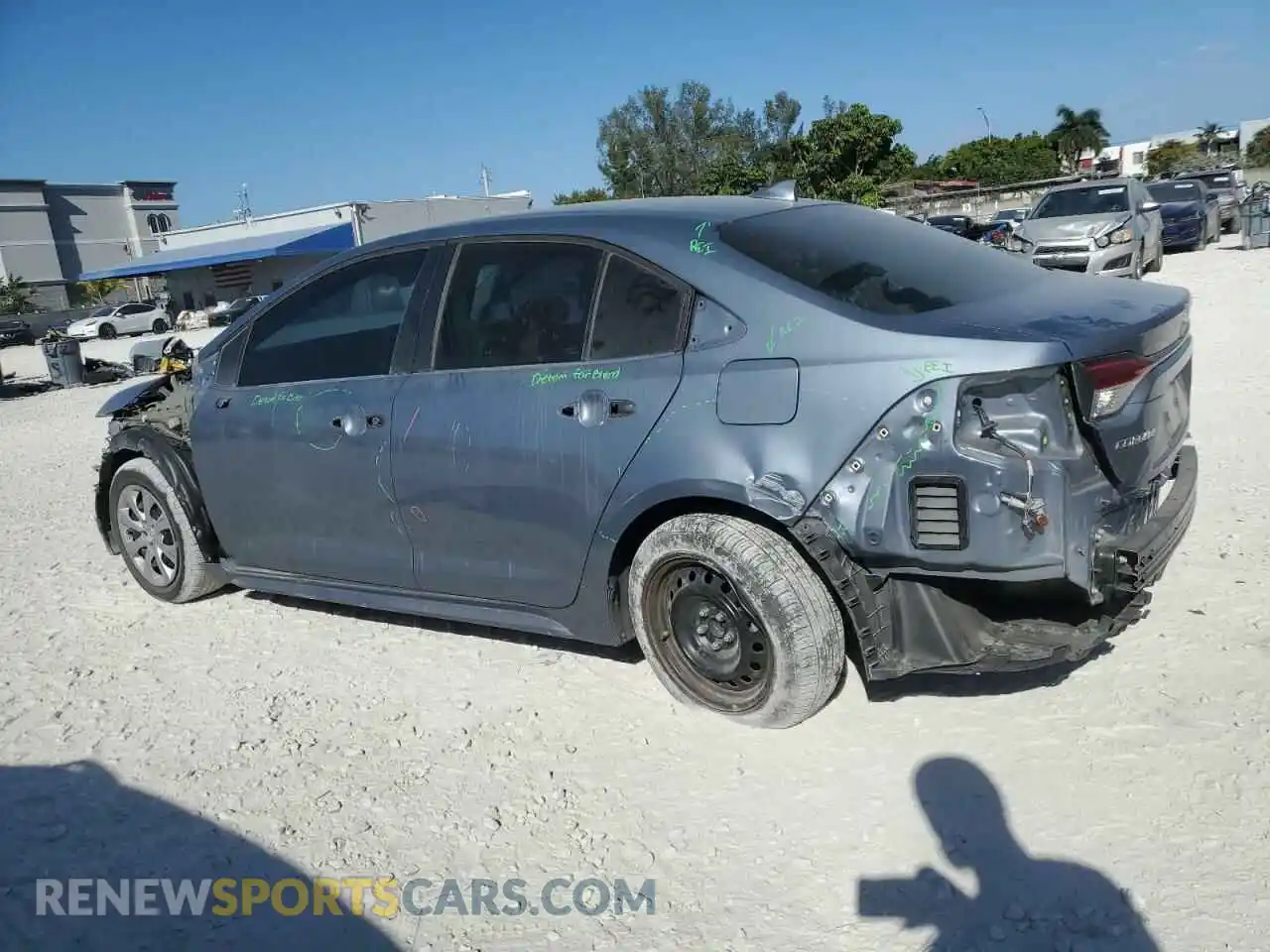 2 Photograph of a damaged car 5YFEPMAE2MP228984 TOYOTA COROLLA 2021