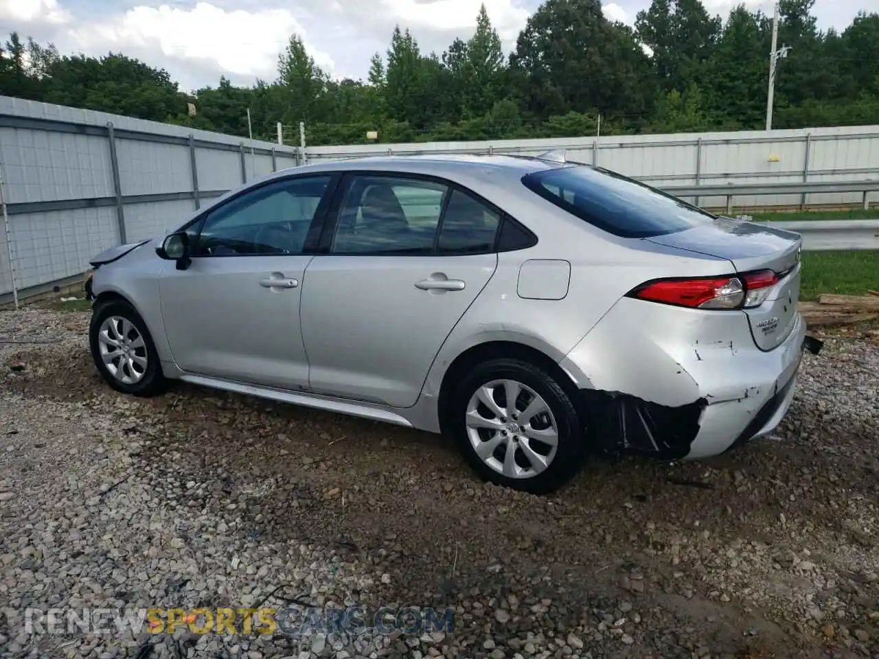 2 Photograph of a damaged car 5YFEPMAE2MP234123 TOYOTA COROLLA 2021