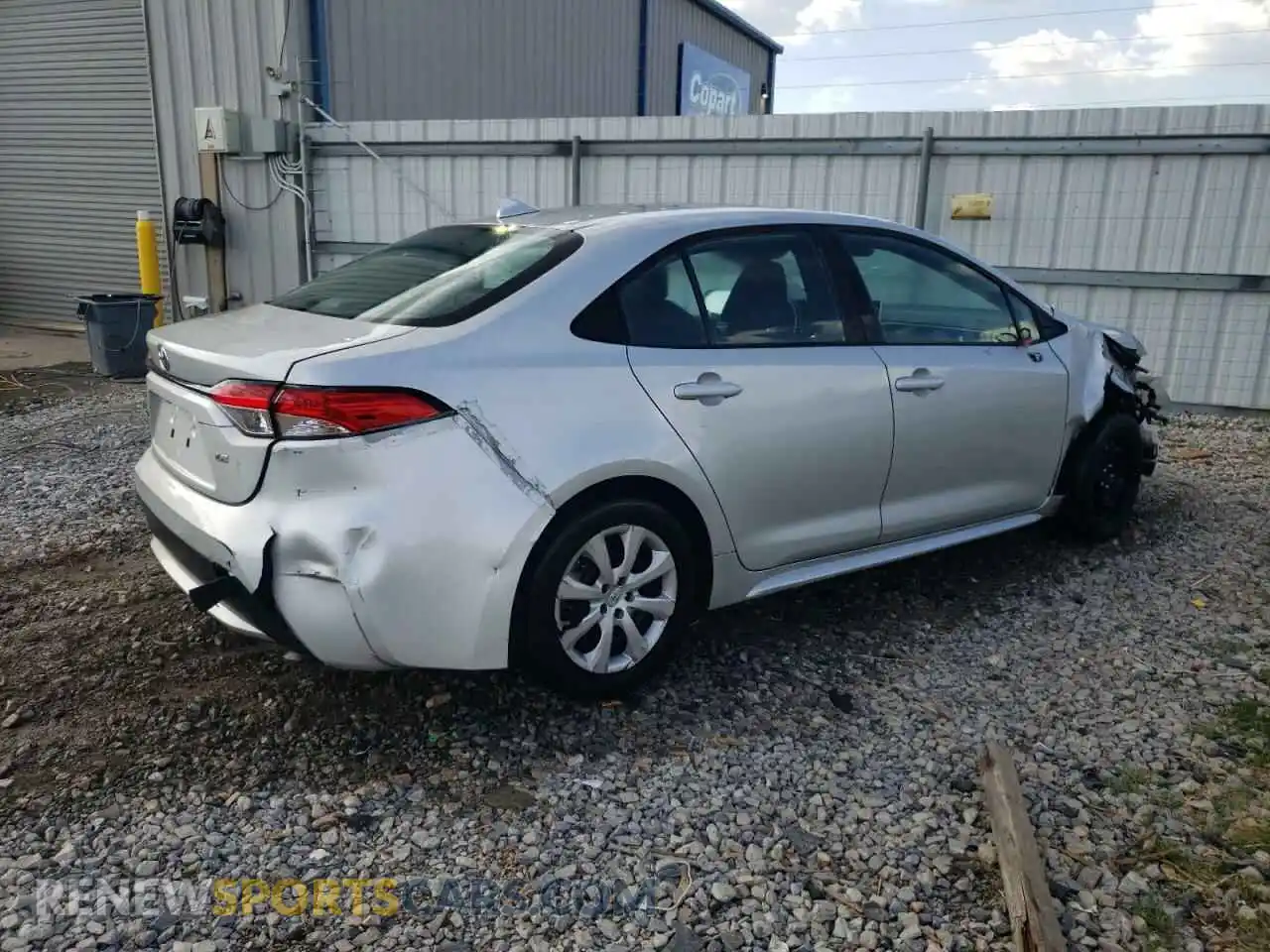 3 Photograph of a damaged car 5YFEPMAE2MP234123 TOYOTA COROLLA 2021