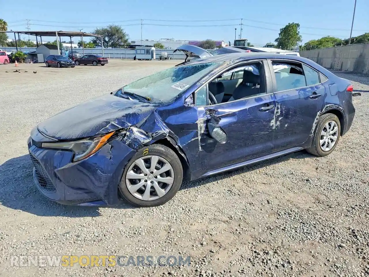 1 Photograph of a damaged car 5YFEPMAE2MP235627 TOYOTA COROLLA 2021