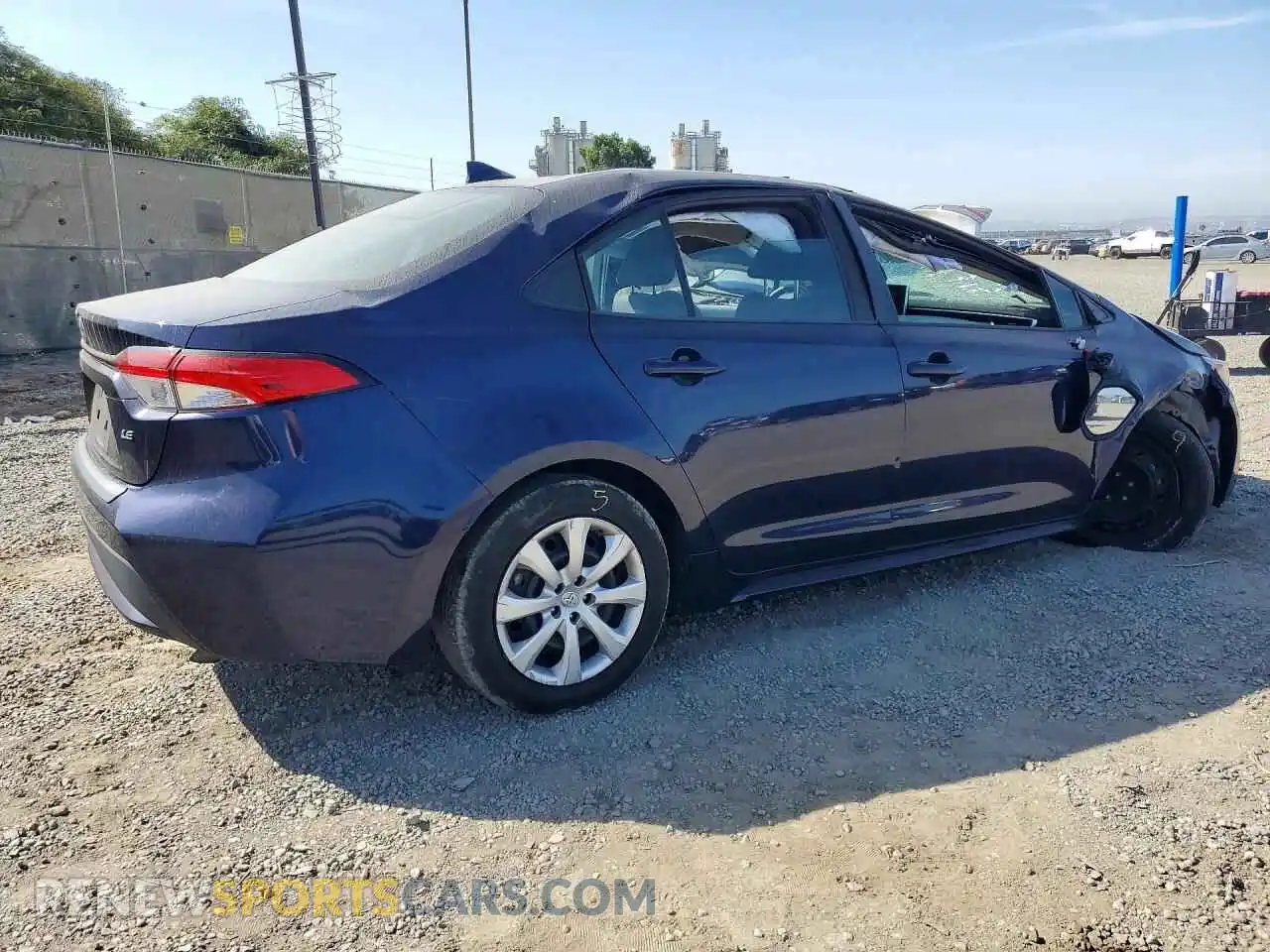 3 Photograph of a damaged car 5YFEPMAE2MP235627 TOYOTA COROLLA 2021