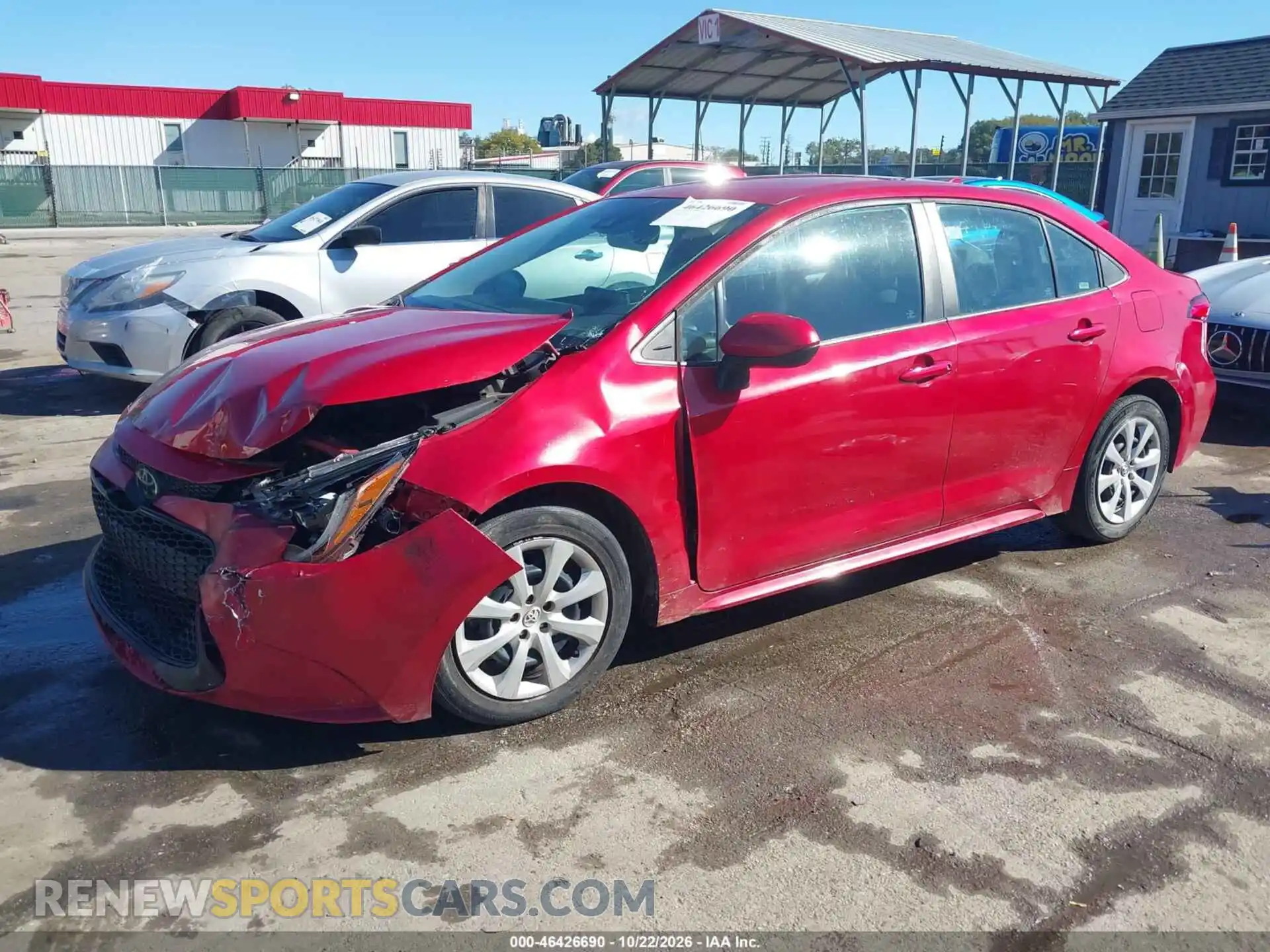 2 Фотография поврежденного автомобиля 5YFEPMAE2MP236521 TOYOTA COROLLA 2021