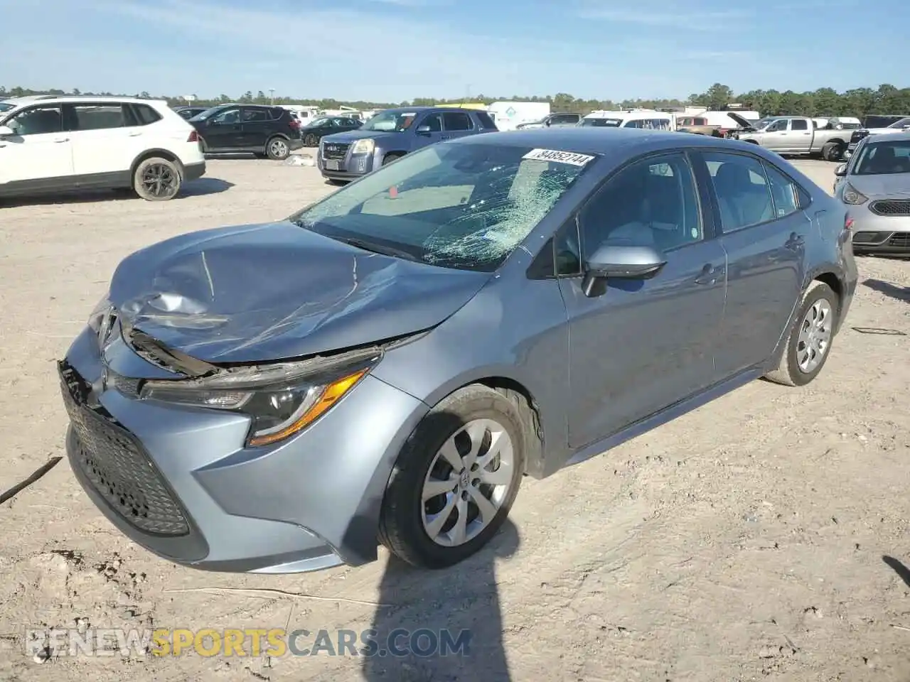1 Photograph of a damaged car 5YFEPMAE2MP237328 TOYOTA COROLLA 2021