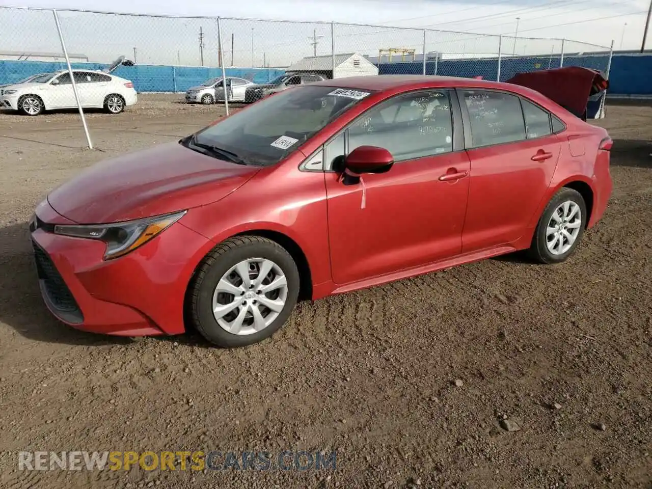 1 Photograph of a damaged car 5YFEPMAE2MP238608 TOYOTA COROLLA 2021