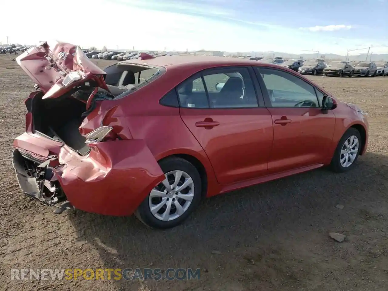 3 Photograph of a damaged car 5YFEPMAE2MP238608 TOYOTA COROLLA 2021