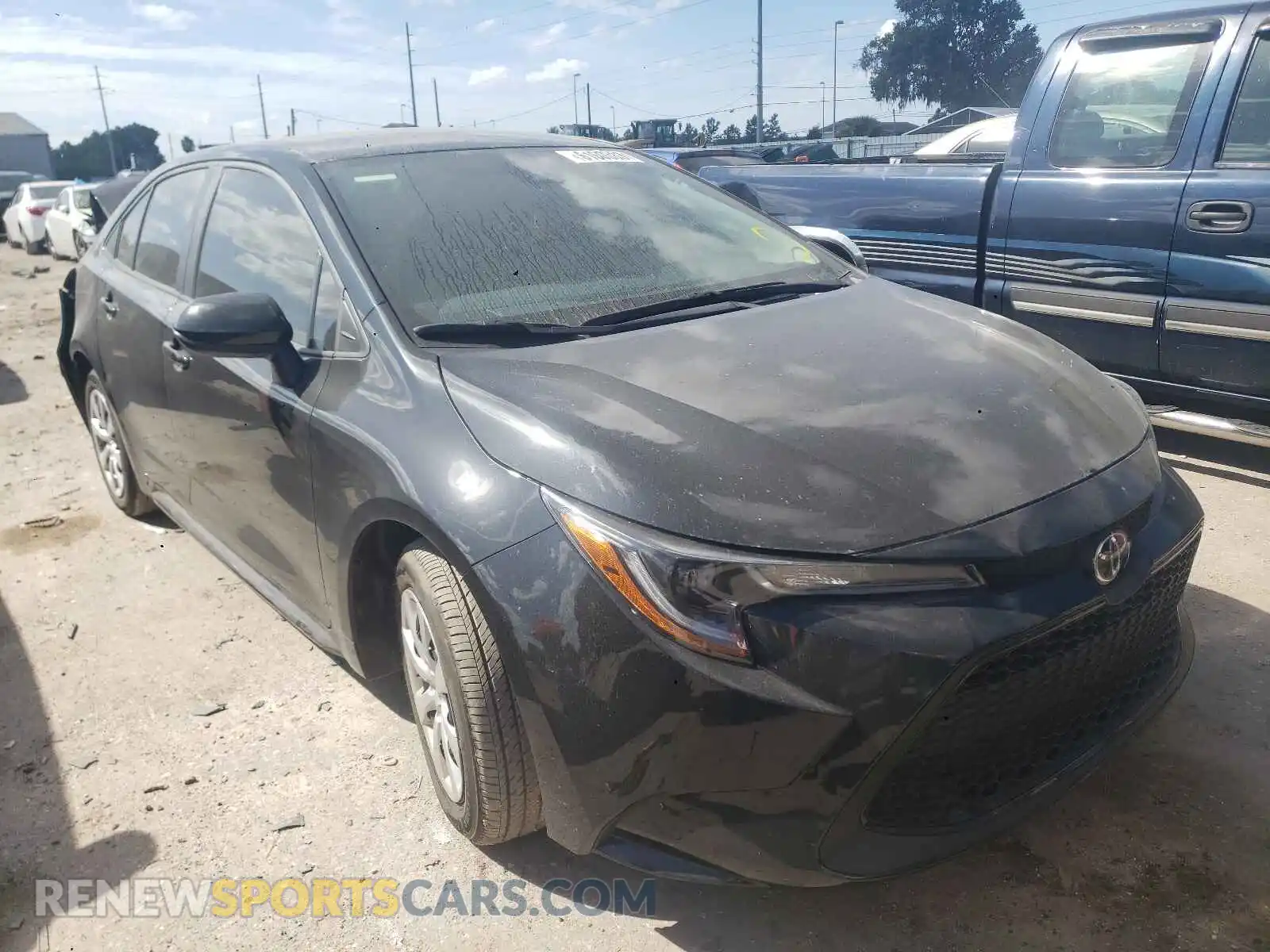 1 Photograph of a damaged car 5YFEPMAE2MP242058 TOYOTA COROLLA 2021
