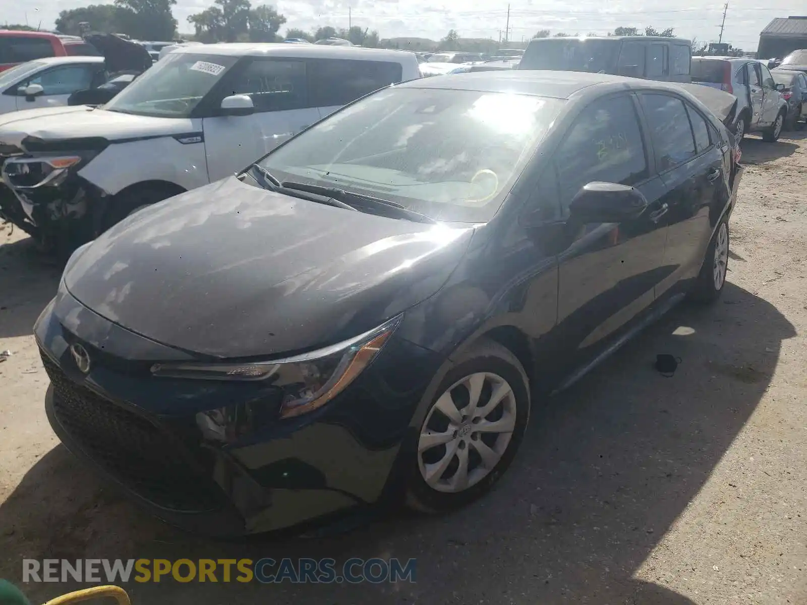 2 Photograph of a damaged car 5YFEPMAE2MP242058 TOYOTA COROLLA 2021