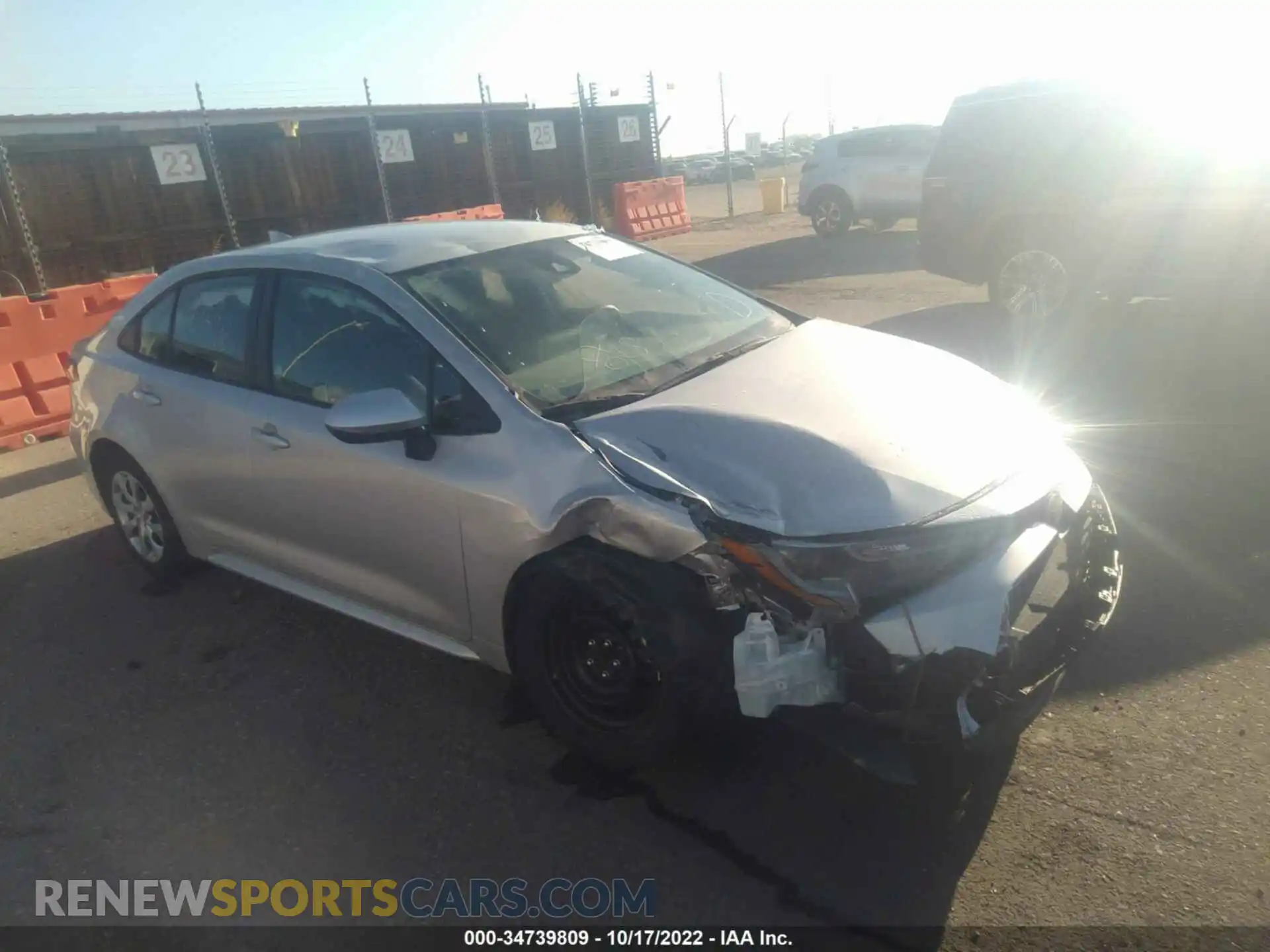 1 Photograph of a damaged car 5YFEPMAE2MP244277 TOYOTA COROLLA 2021