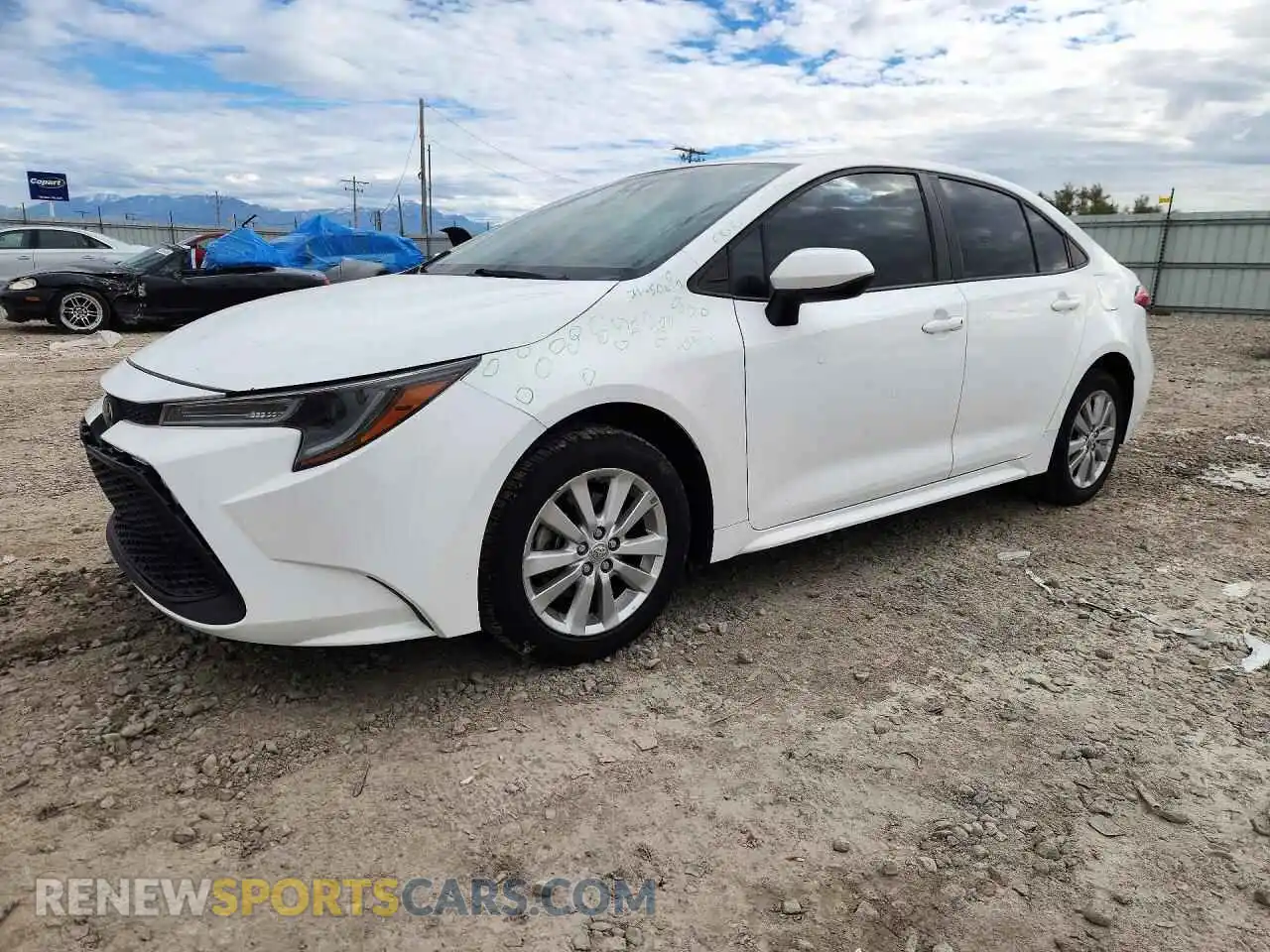 1 fotografías del automóvil dañado 5YFEPMAE2MP244621 TOYOTA COROLLA 2021