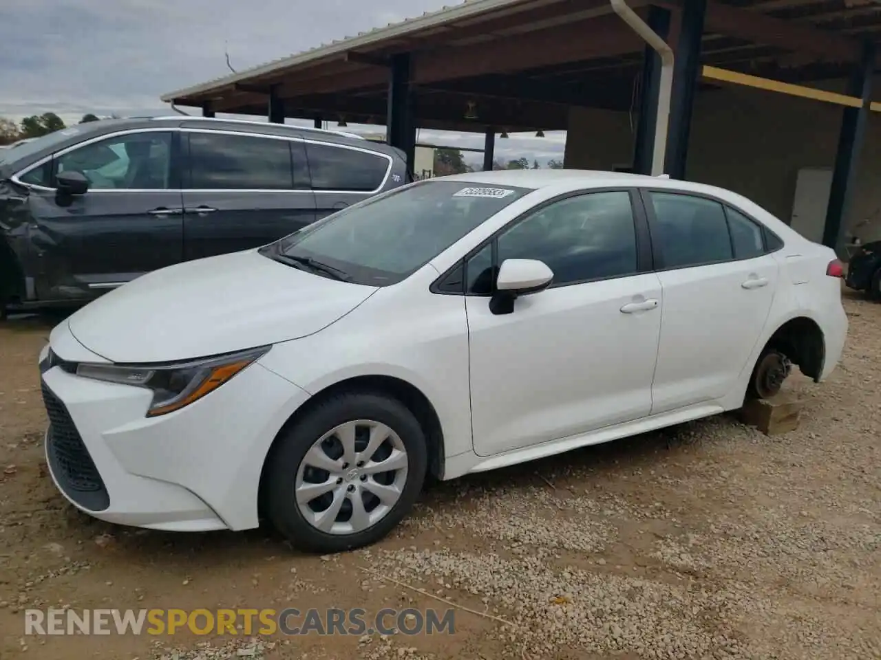 1 Photograph of a damaged car 5YFEPMAE2MP245767 TOYOTA COROLLA 2021