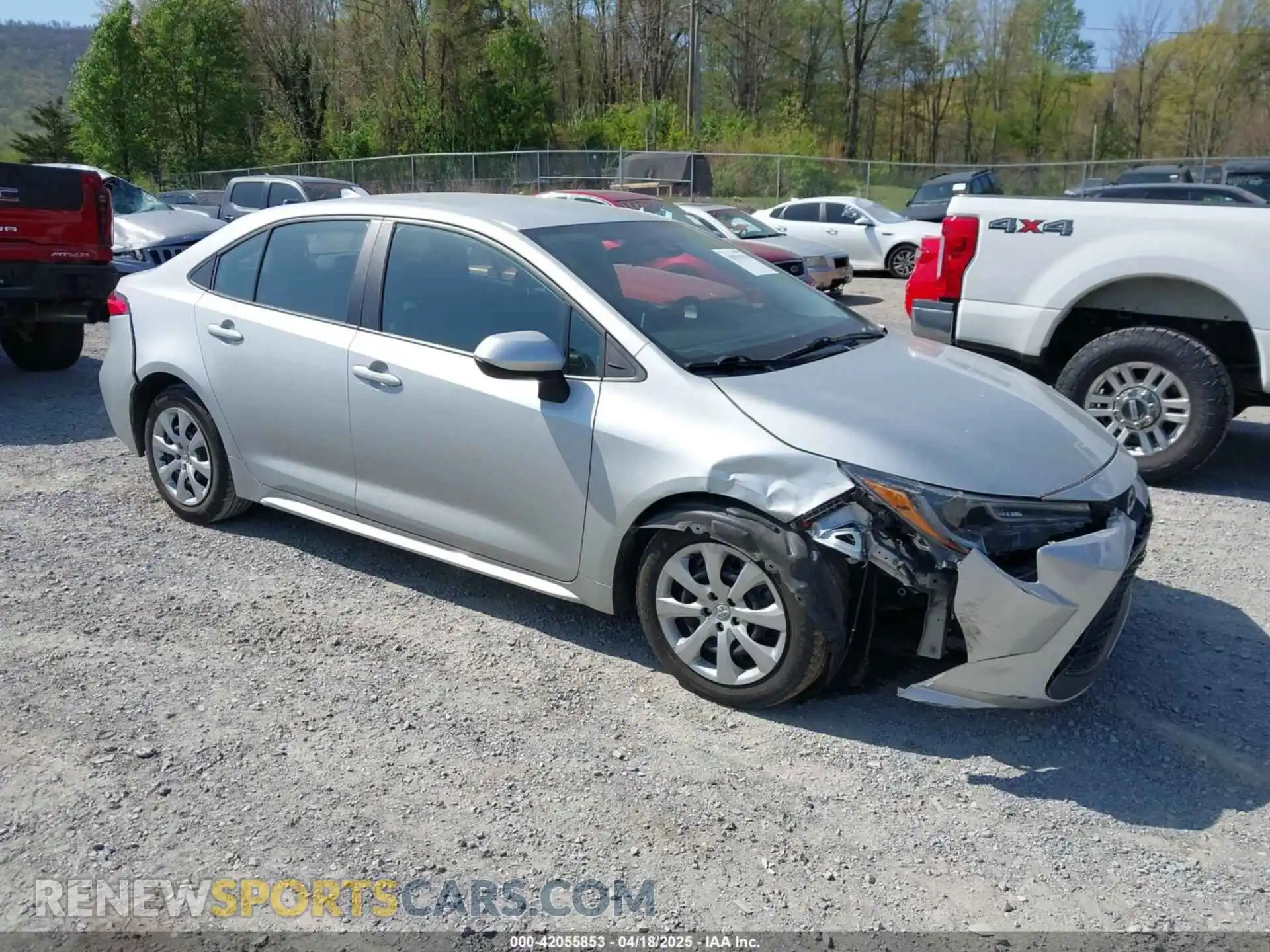 1 Photograph of a damaged car 5YFEPMAE2MP246076 TOYOTA COROLLA 2021