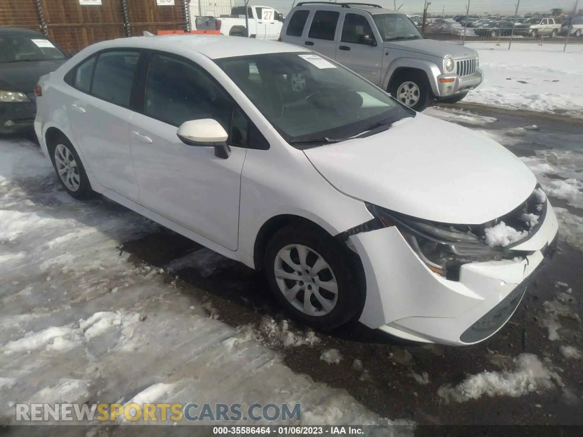 1 fotografías del automóvil dañado 5YFEPMAE2MP247244 TOYOTA COROLLA 2021
