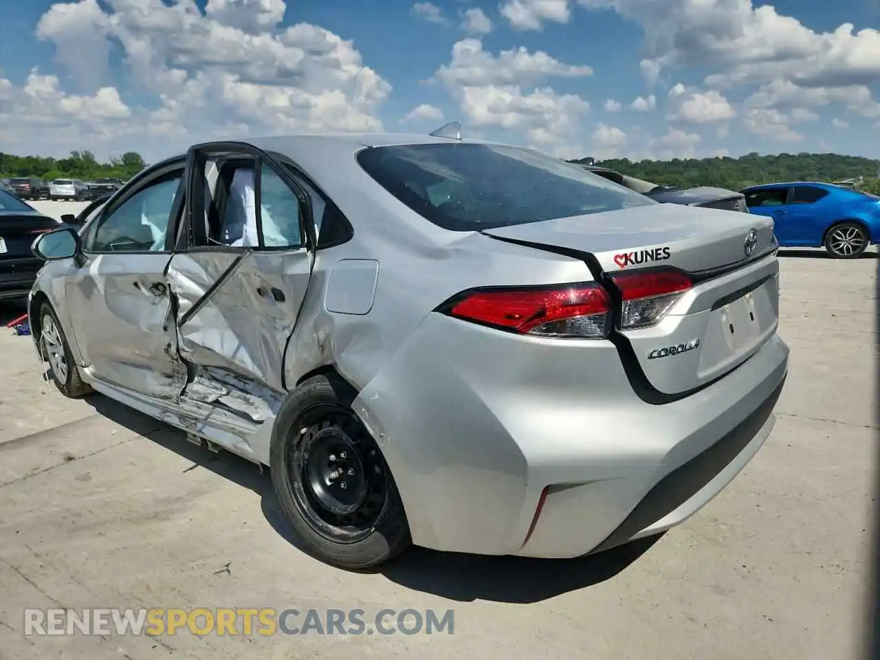2 Photograph of a damaged car 5YFEPMAE2MP248930 TOYOTA COROLLA 2021