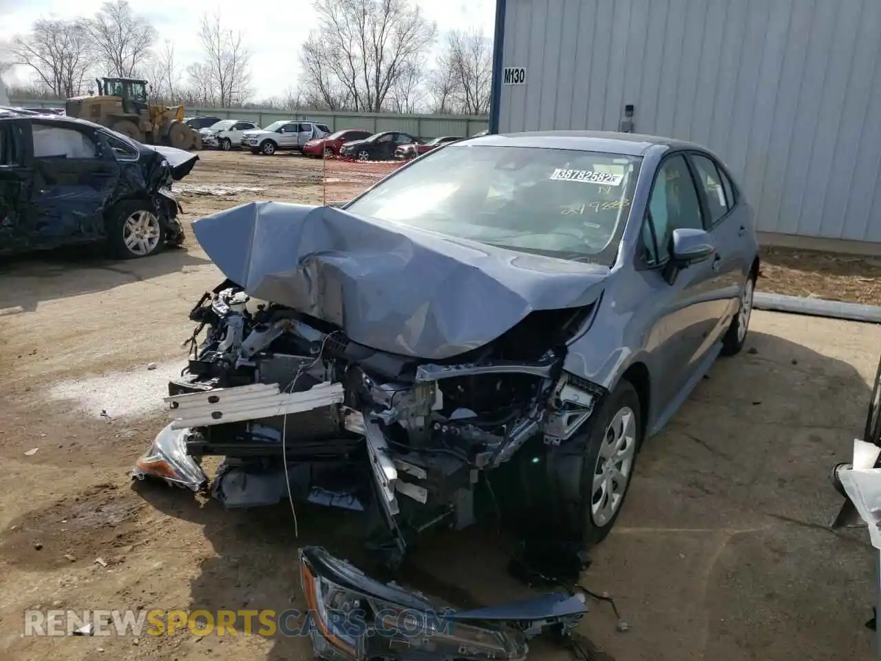 2 Photograph of a damaged car 5YFEPMAE2MP249883 TOYOTA COROLLA 2021