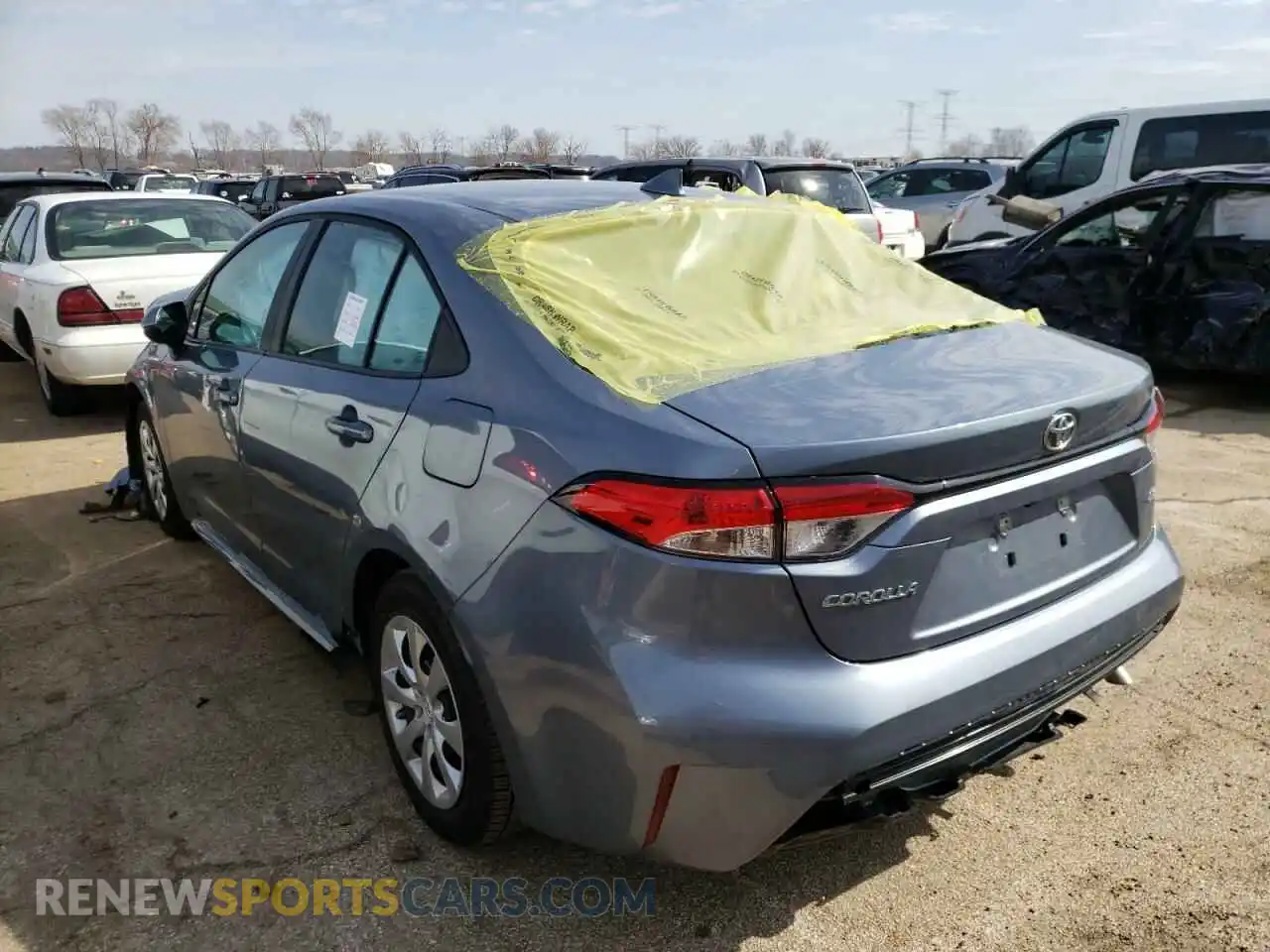 3 Photograph of a damaged car 5YFEPMAE2MP249883 TOYOTA COROLLA 2021