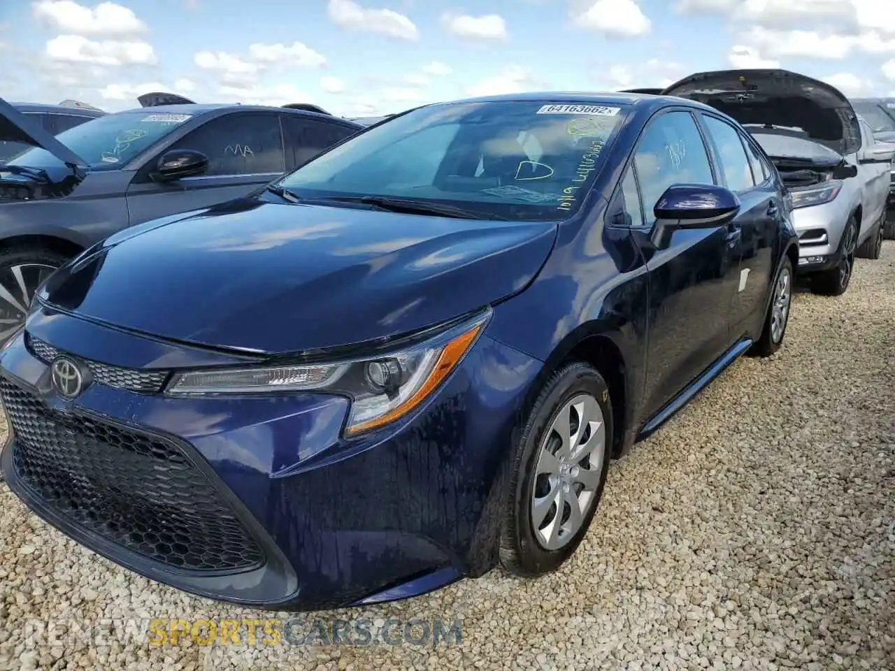 2 Photograph of a damaged car 5YFEPMAE2MP252380 TOYOTA COROLLA 2021