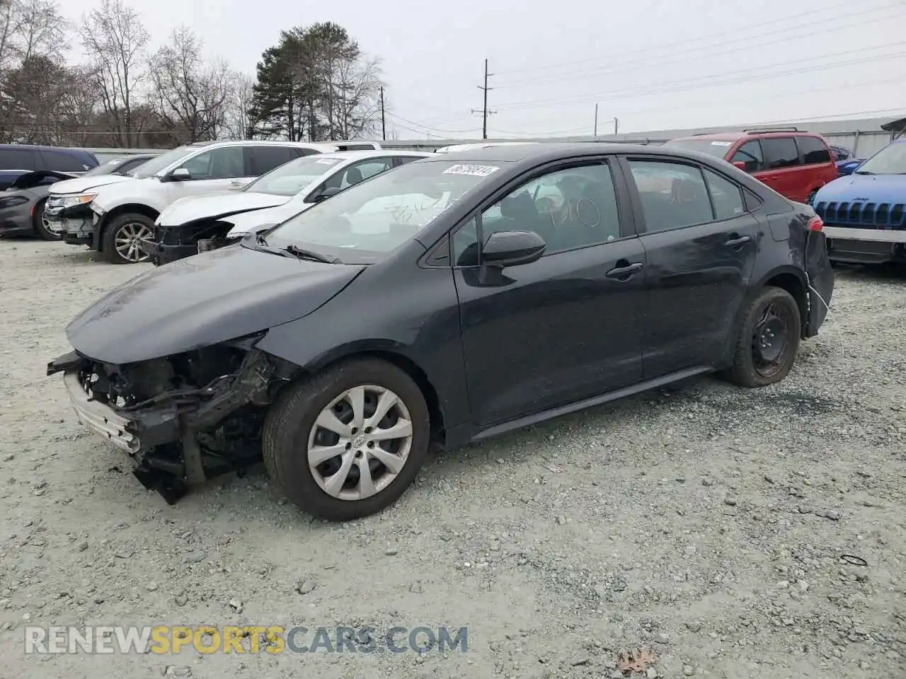 1 Photograph of a damaged car 5YFEPMAE2MP252475 TOYOTA COROLLA 2021