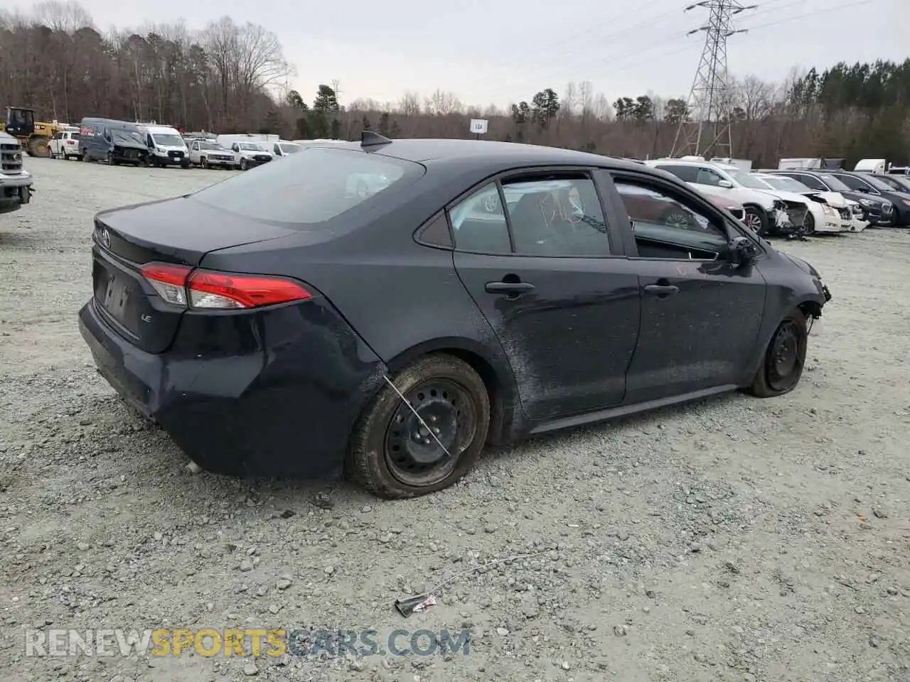 3 Photograph of a damaged car 5YFEPMAE2MP252475 TOYOTA COROLLA 2021